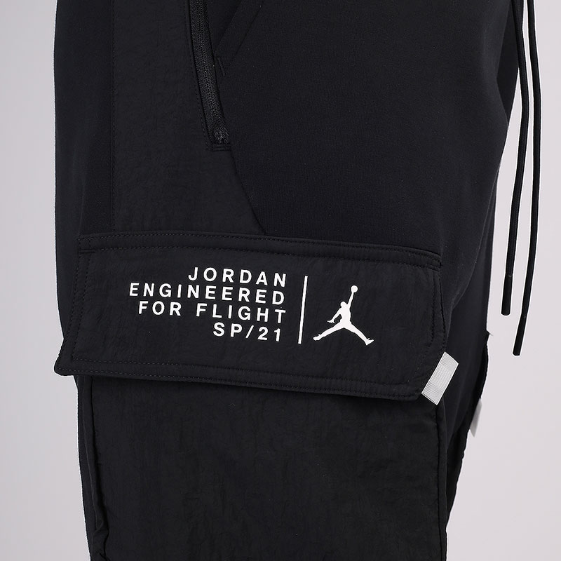 мужские черные брюки Jordan 23 Engineered Fleece Pant CZ8274-010 - цена, описание, фото 4